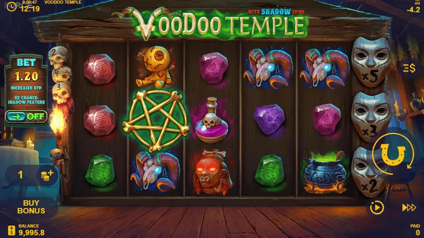 Voodoo Temple gameplay